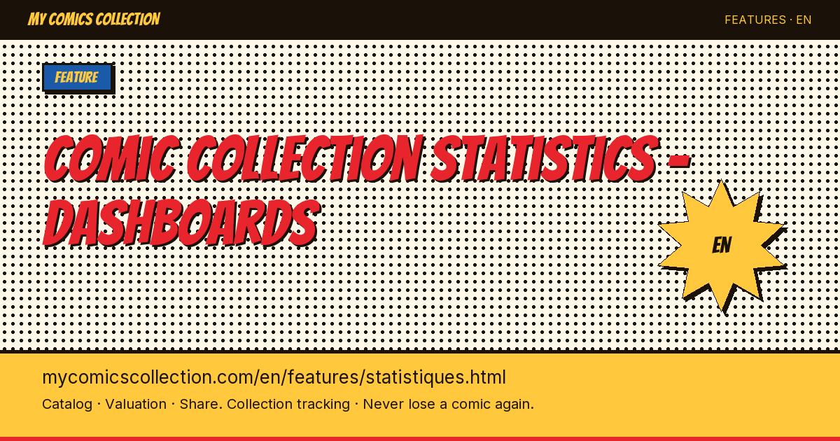 Detailed statistics for your comic book collection — page illustration