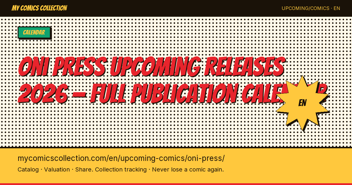 Oni Press upcoming releases — page illustration