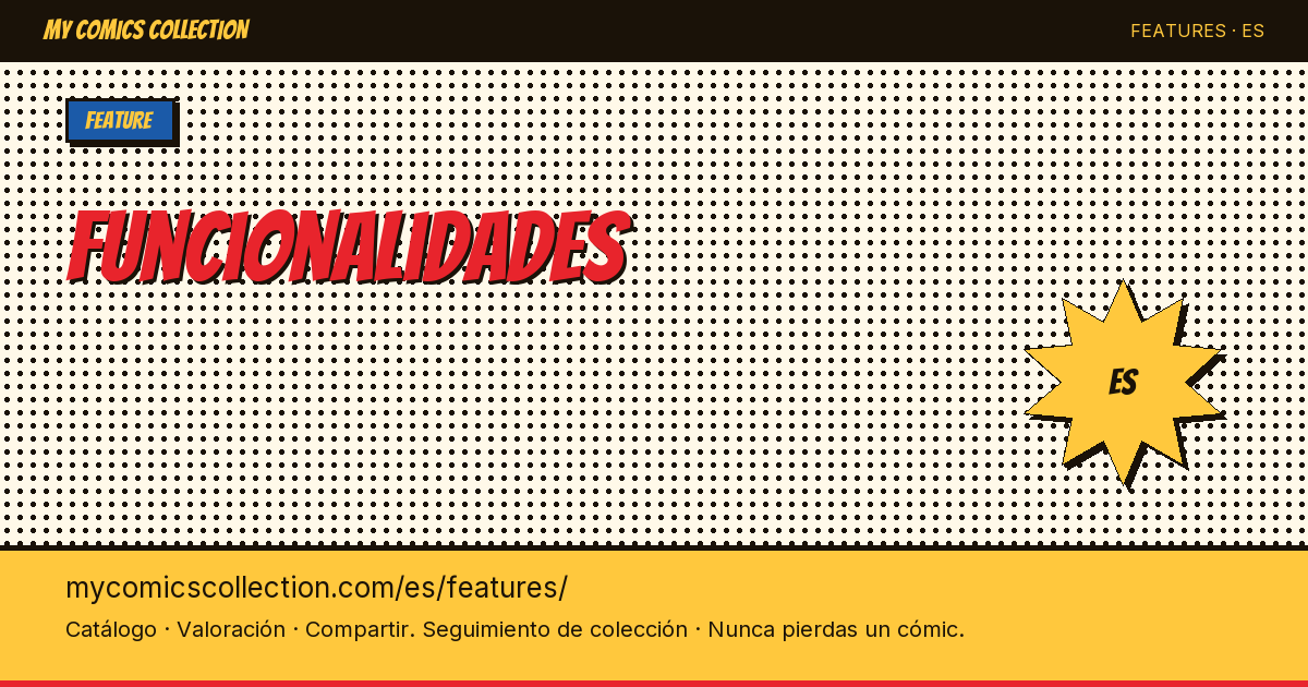 Todo para gestionar tu colección de cómics — ilustración de la página