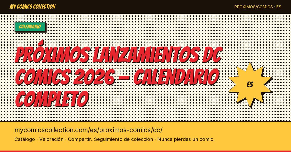 Próximos lanzamientos DC Comics — ilustración de la página