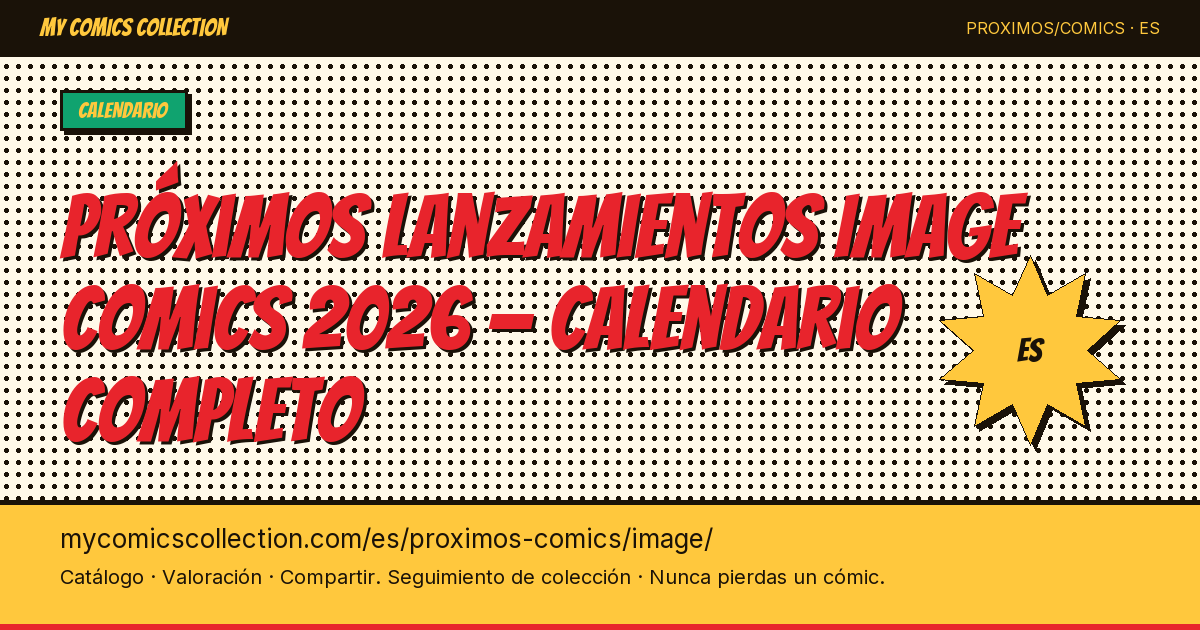Próximos lanzamientos Image Comics — ilustración de la página
