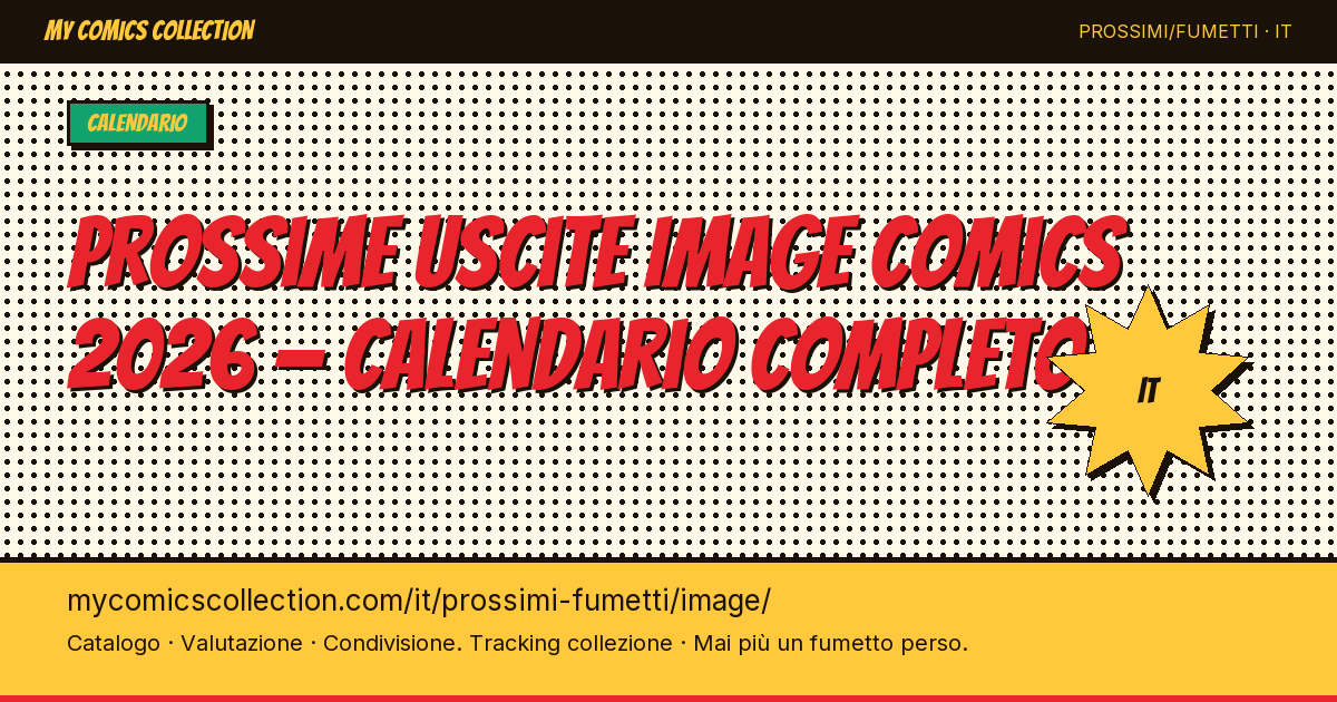 Prossime uscite Image Comics — illustrazione della pagina
