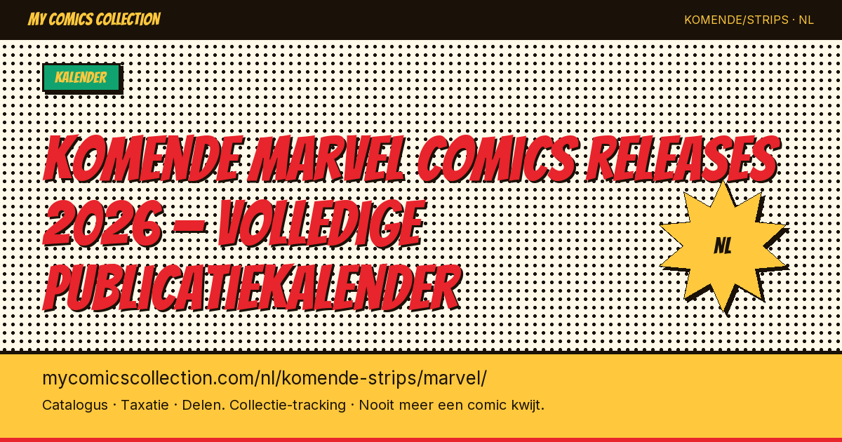 Komende Marvel Comics releases — pagina illustratie