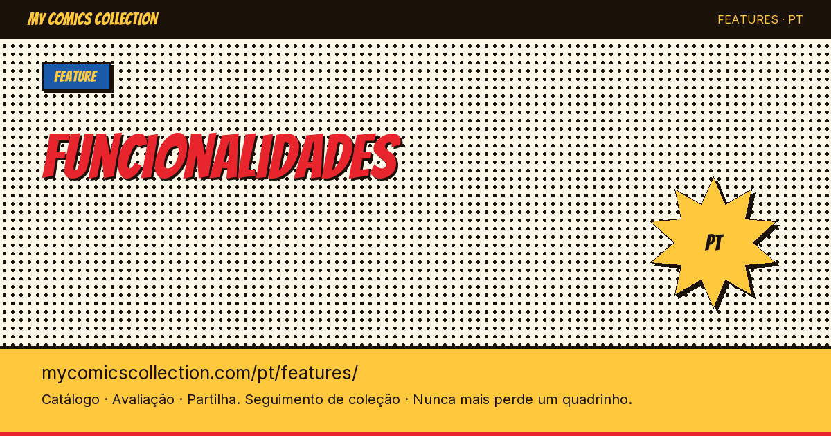 Tudo para gerir a sua coleção de banda desenhada — ilustração da página