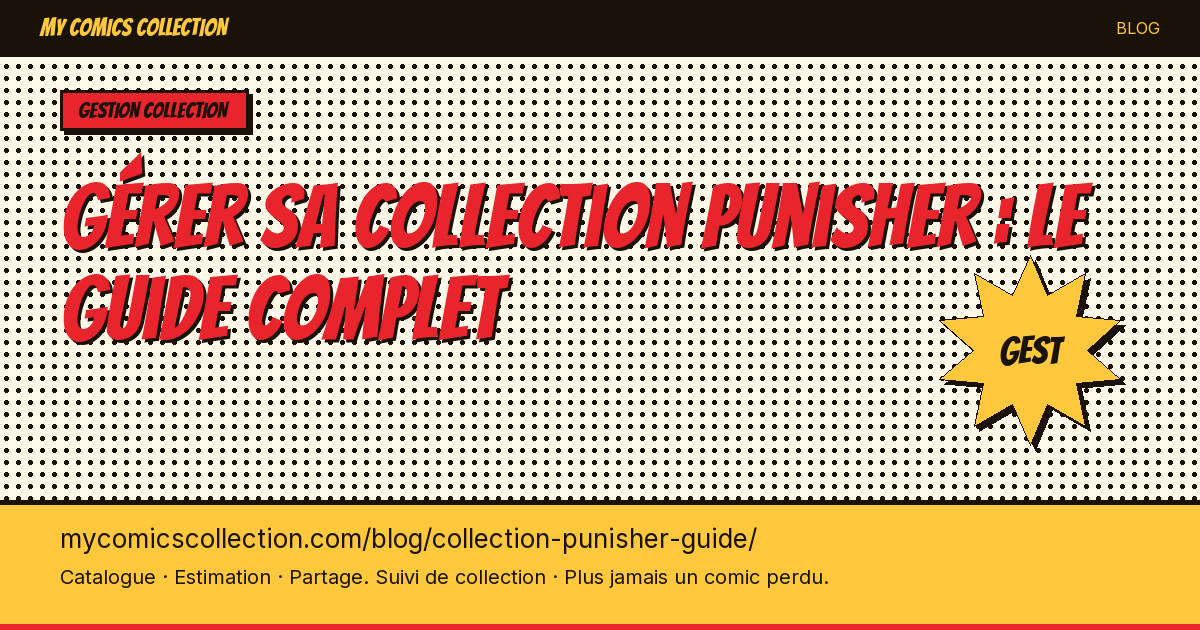 Gérer sa collection Punisher : le guide complet — illustration article