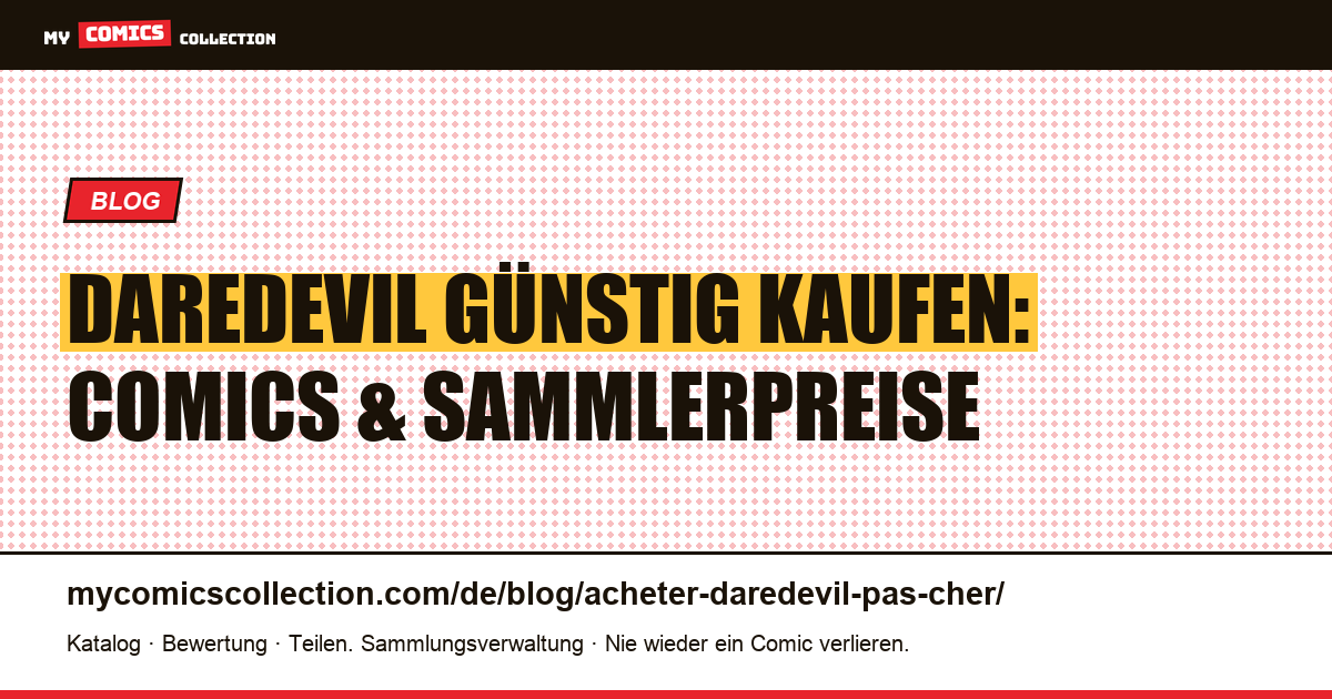 Daredevil günstig kaufen — Artikelillustration