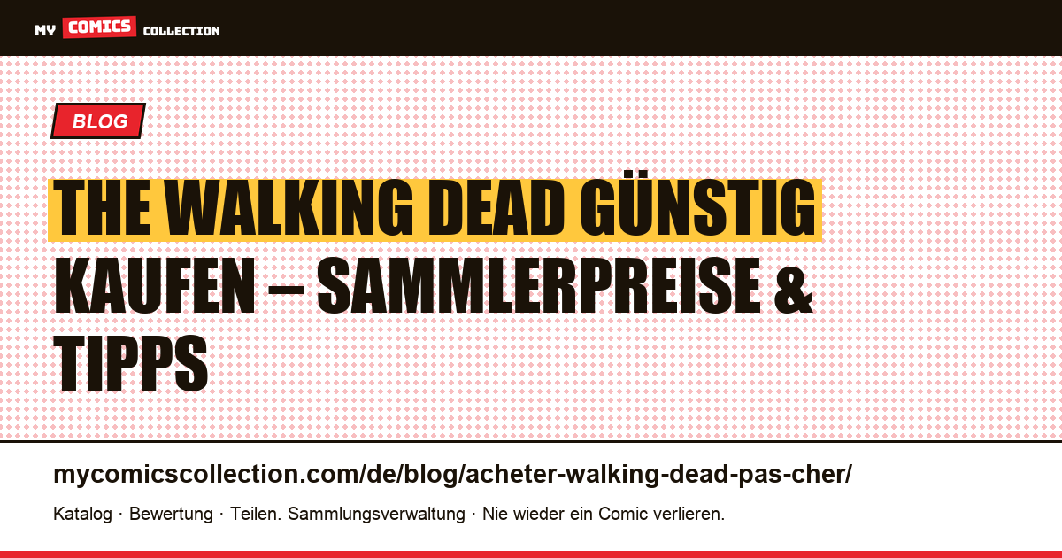 The Walking Dead günstig kaufen — Artikelillustration