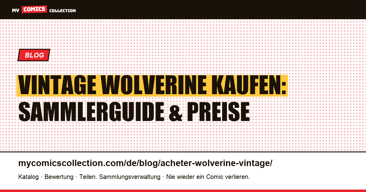 Vintage Wolverine kaufen — Artikelillustration