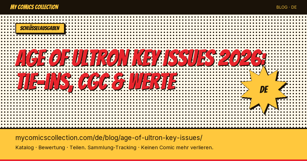 Age of Ultron Key Issues: Marvels Event-Serie 2013 — Artikel-Illustration