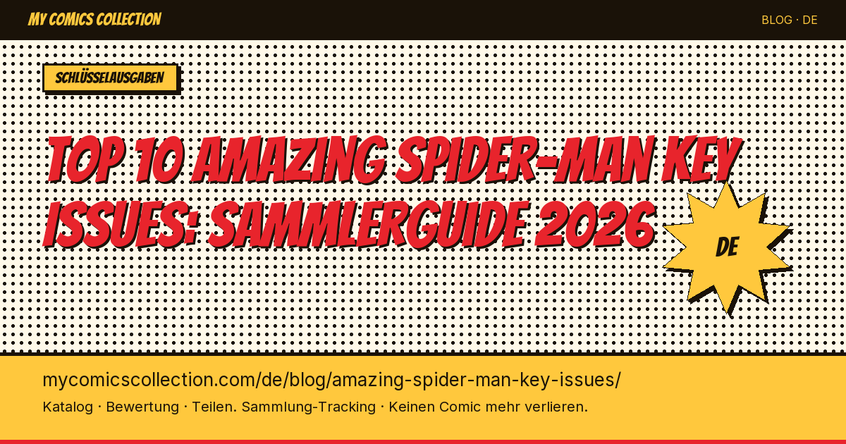 Top 10 Amazing Spider-Man Key Issues zum Besitzen — Artikel-Illustration