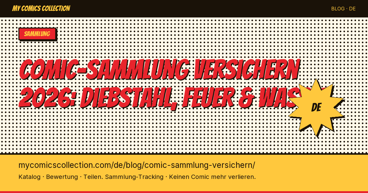Comic-Sammlung versichern: nötig und wie? — Artikel-Illustration