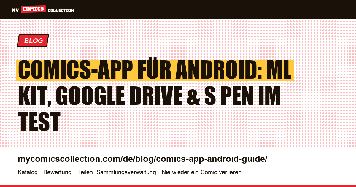 Comics-App für Android: der komplette Guide 2026 — Artikelillustration