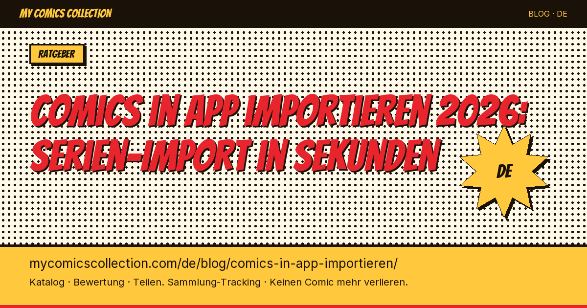 Comics in die App importieren: der schnellste Weg — Artikel-Illustration