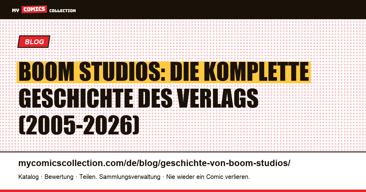 Die Geschichte von Boom Studios: von der Gründung 2005 bis Penguin Random House — Artikelillustration