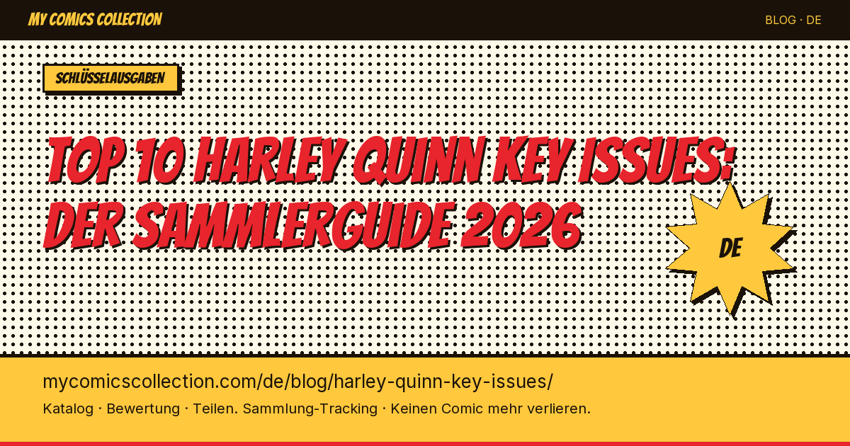 Top 10 Harley Quinn Key Issues zum Besitzen — Artikel-Illustration