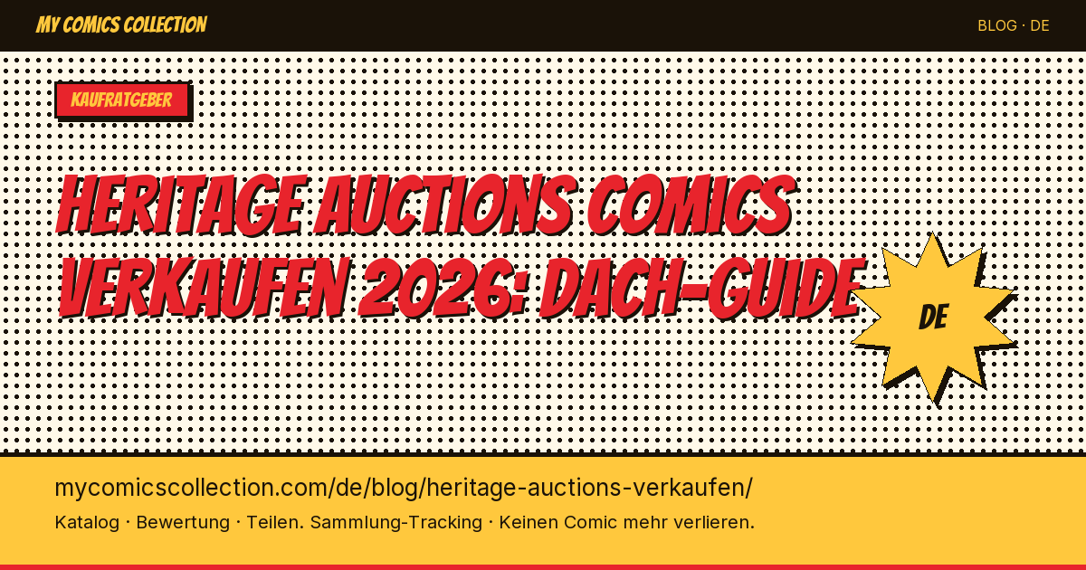 Comics bei Heritage Auctions verkaufen: der komplette Guide — Artikel-Illustration