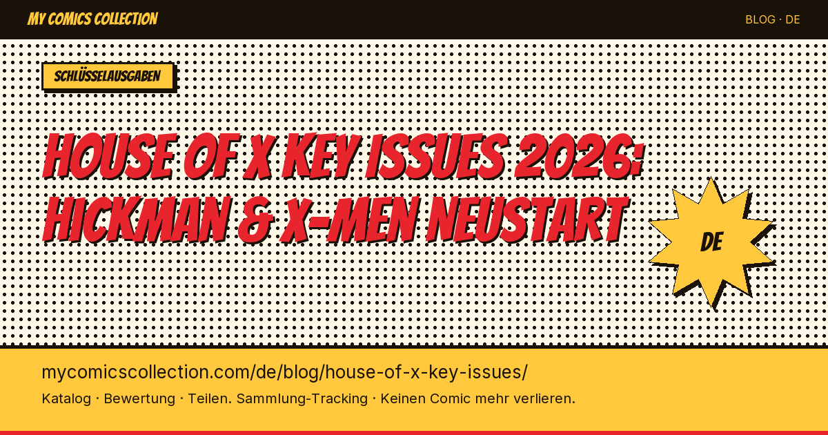 House of X / Powers of X Key Issues: die 12 unverzichtbaren Hefte — Artikel-Illustration