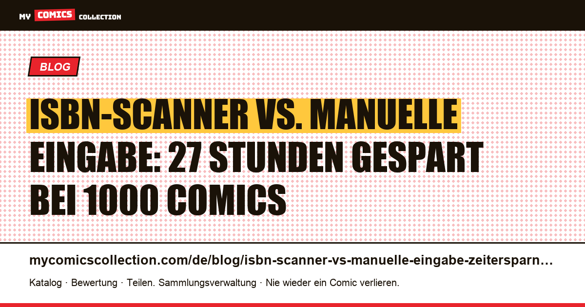ISBN-Scanner vs. manuelle Eingabe: wie viel Zeit spart der MCC-Scanner wirklich? — Artikelillustration