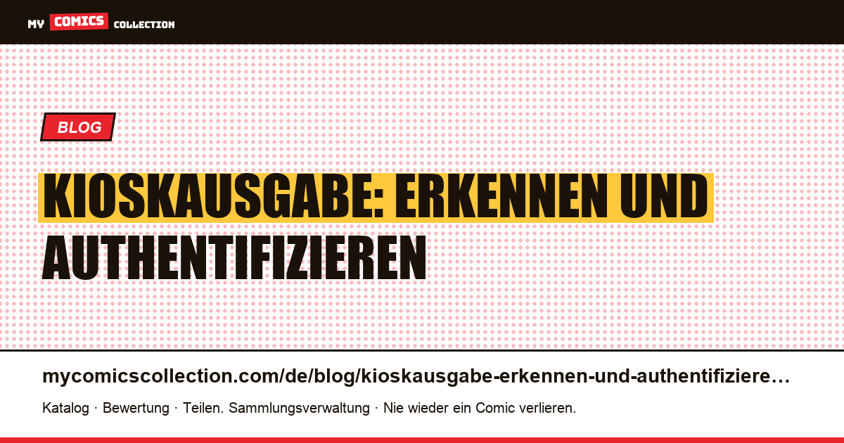 Kioskausgabe: Erkennen und Authentifizieren — Artikelillustration