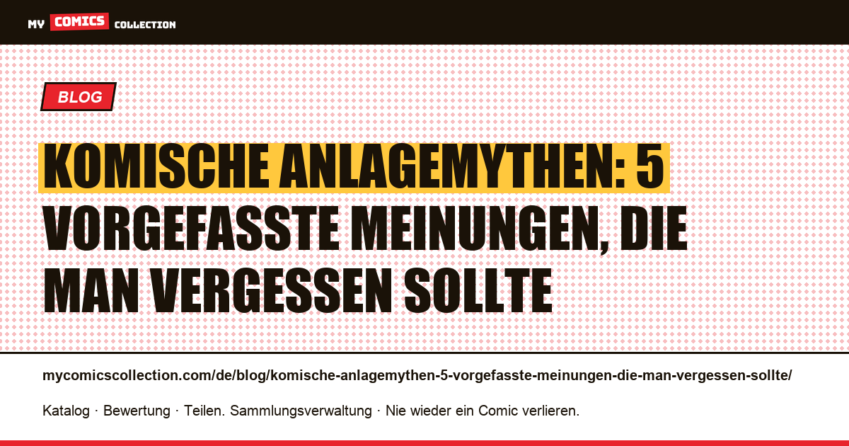 Komische Anlagemythen: 5 vorgefasste Meinungen, die man vergessen sollte — Artikelillustration