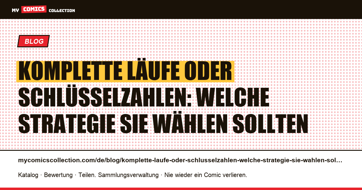 Komplette Läufe oder Schlüsselzahlen: welche Strategie Sie wählen sollten — Artikelillustration