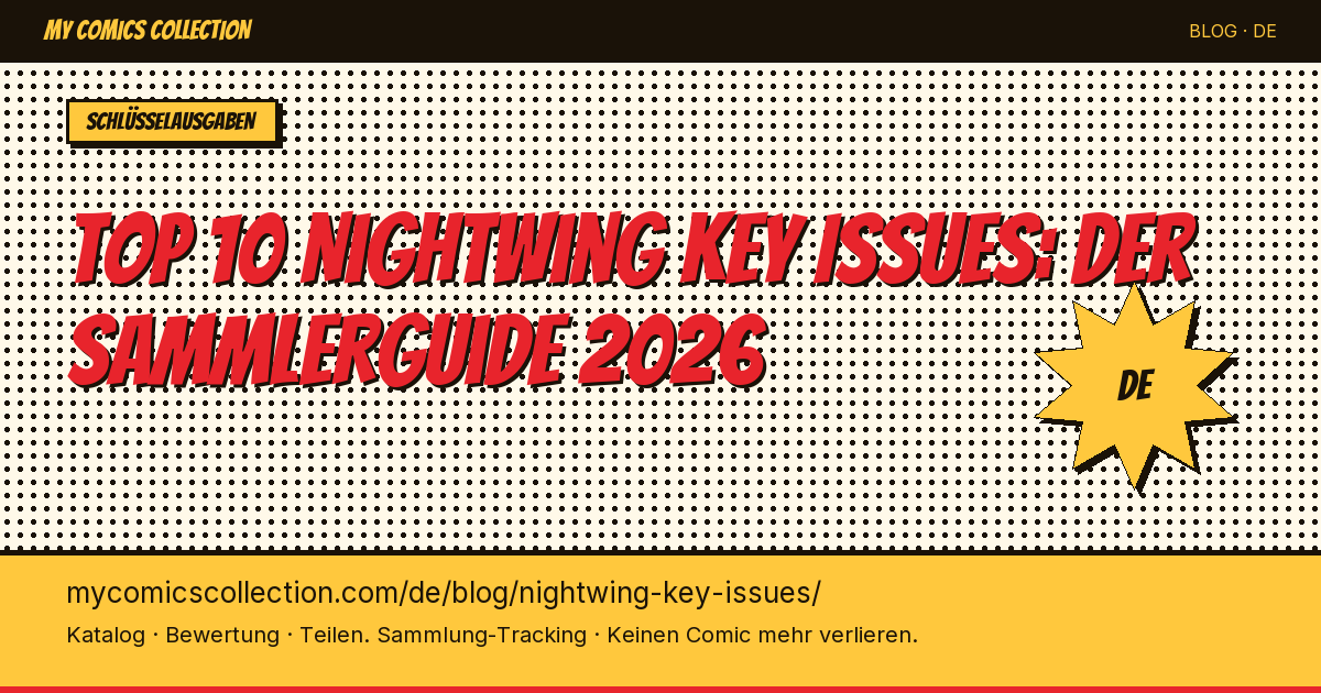 Top 10 Nightwing Key Issues zum Besitzen — Artikel-Illustration