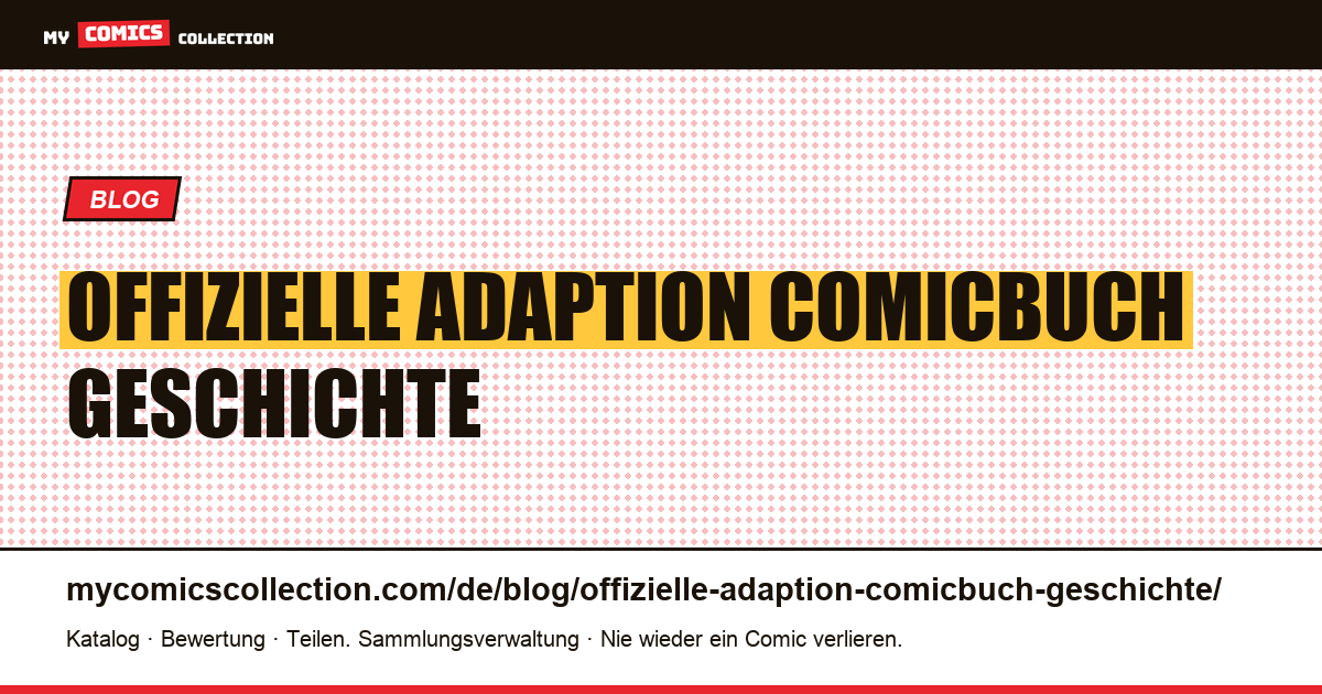 Die offizielle Adaption: das Comicbuch, das die Geschichte des Films erzählt — Artikelillustration