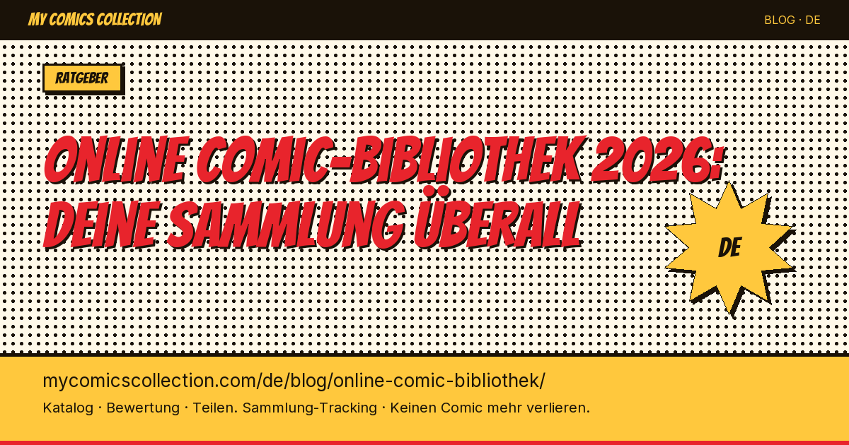 Deine Online Comic-Bibliothek: jederzeit und überall — Artikel-Illustration