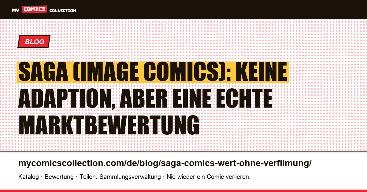 Saga und die Adaptionen: warum der Wert nicht aus Hollywood kommt — Artikelillustration