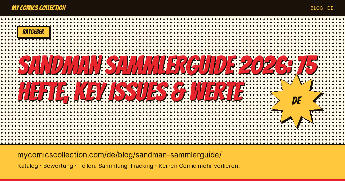 Sandman Sammlerguide: Neil Gaimans Meisterwerk sammeln — Artikel-Illustration