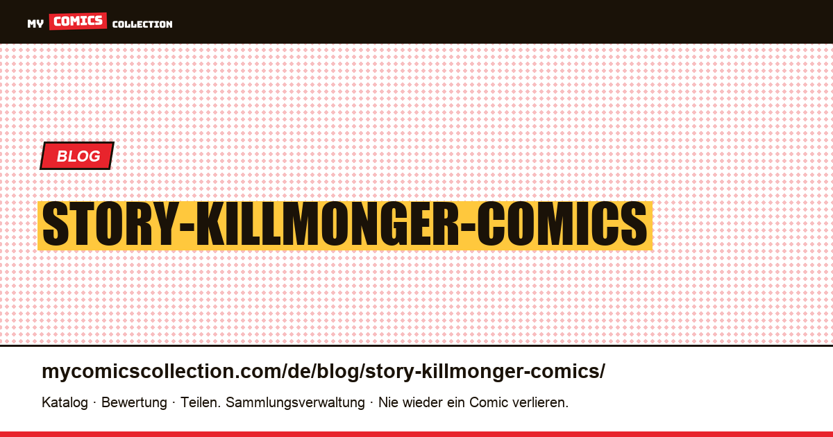Story-Killmonger-Comics — Artikelillustration
