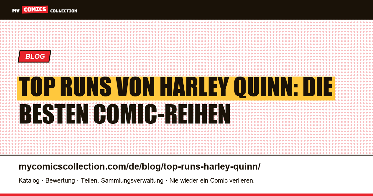 Top Runs von Harley Quinn — Artikelillustration
