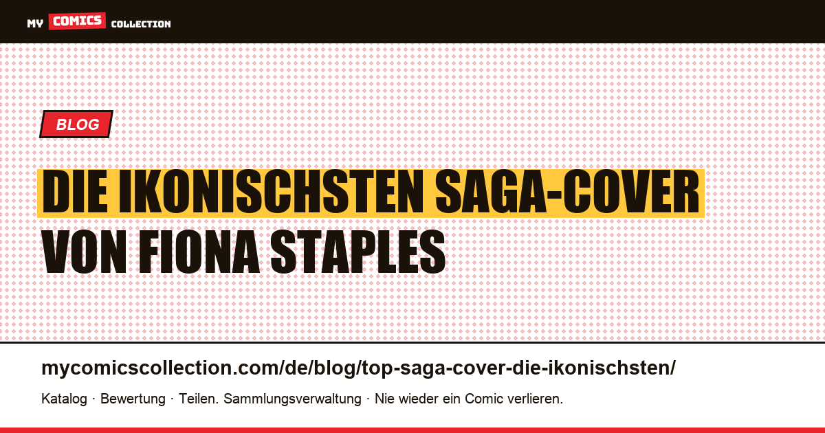 Die ikonischsten Saga-Cover (Fiona Staples) — Artikelillustration