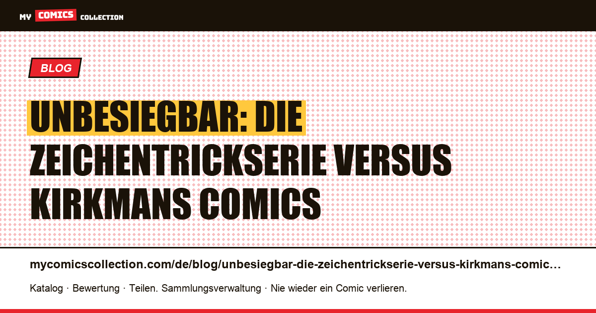 Unbesiegbar: die Zeichentrickserie versus Kirkmans Comics — Artikelillustration