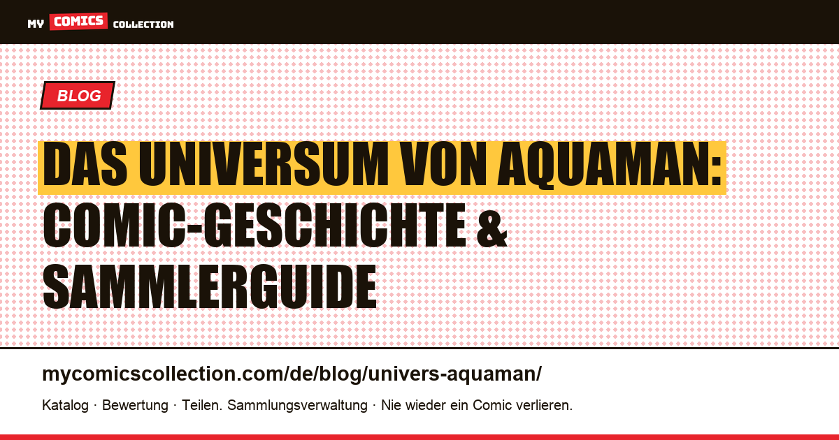 Das Universum von Aquaman — Artikelillustration