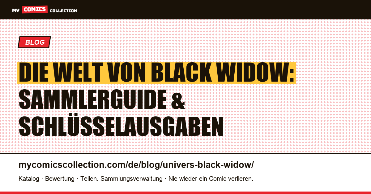 Die Welt von Black Widow — Artikelillustration