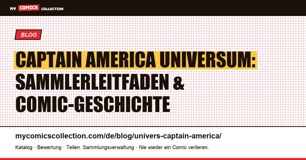 Das Universum von Captain America — Artikelillustration