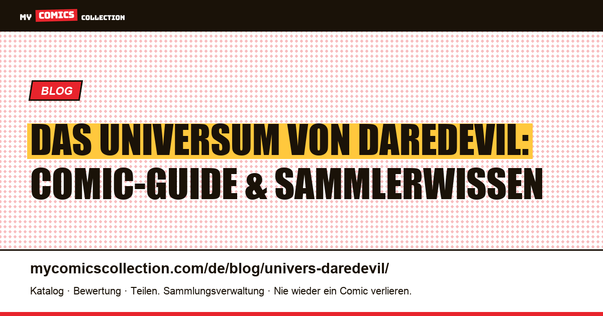 Das Universum von Daredevil — Artikelillustration