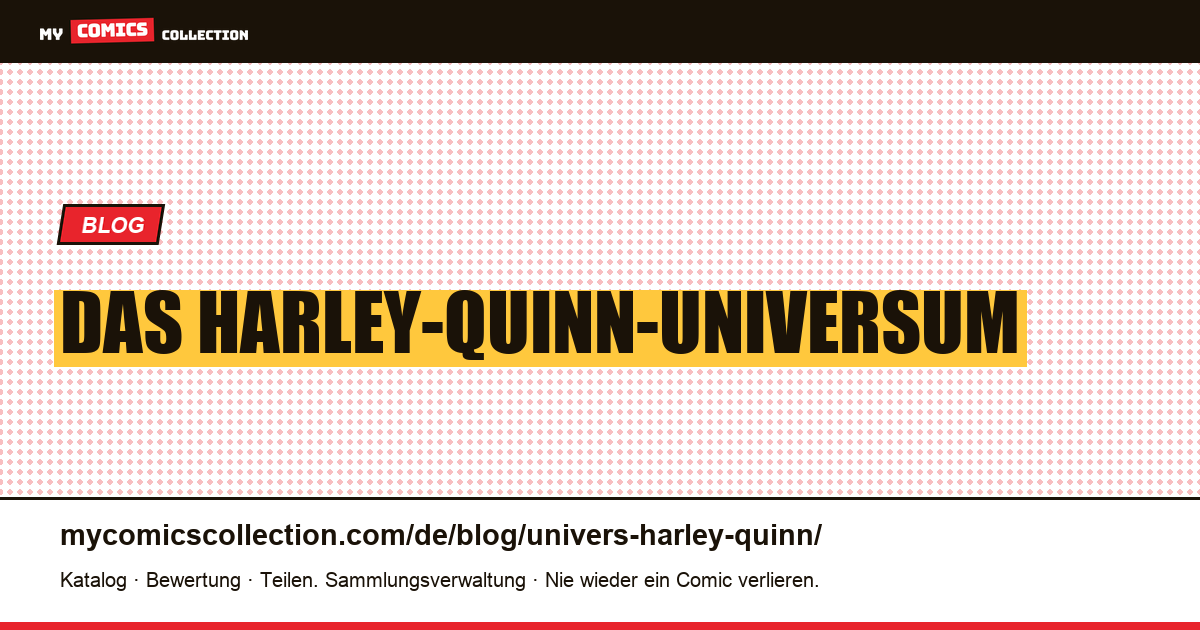 Das Harley-Quinn-Universum — Artikelillustration