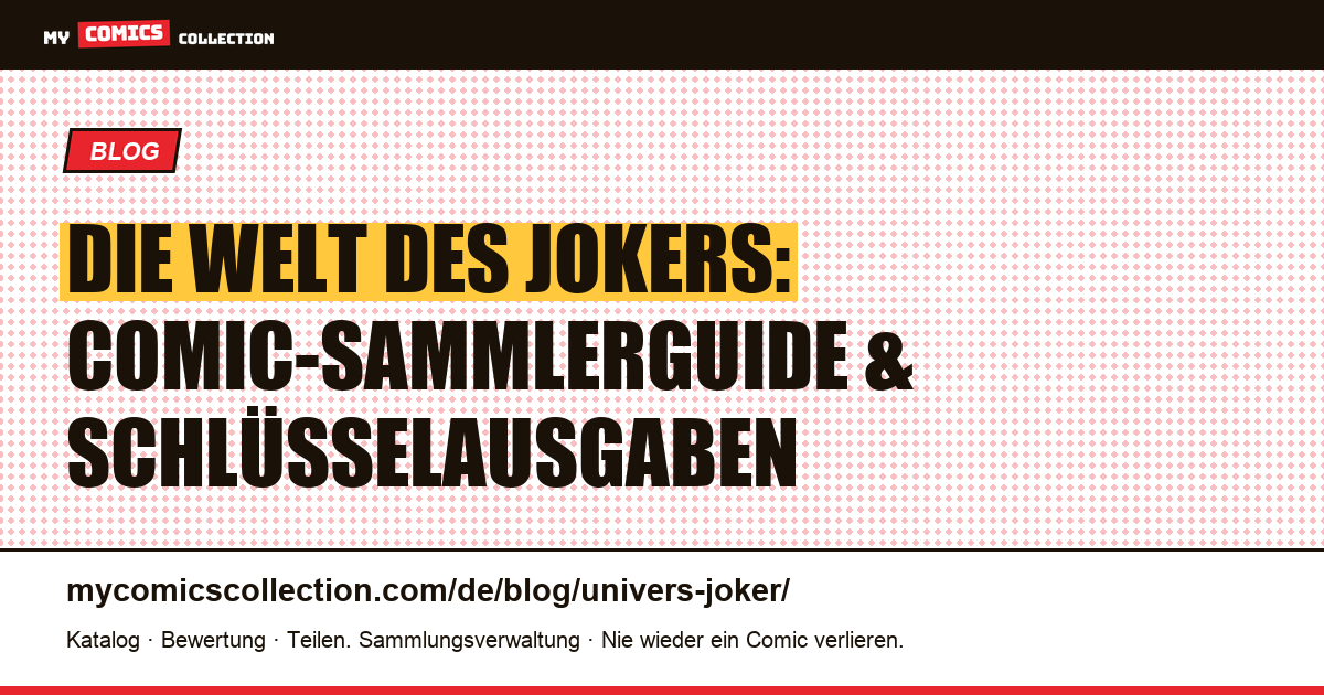 Die Welt des Jokers — Artikelillustration