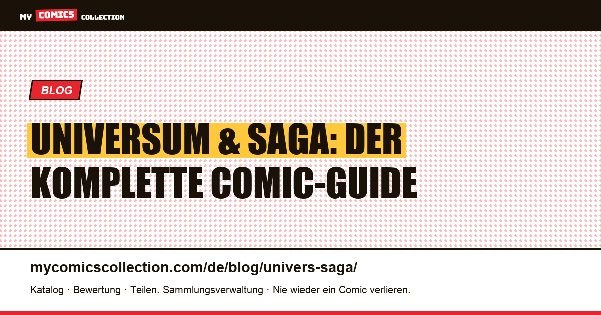 Universum und Saga — Artikelillustration