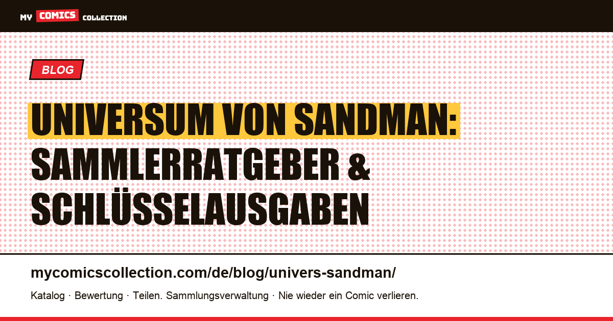 Universum von Sandman — Artikelillustration