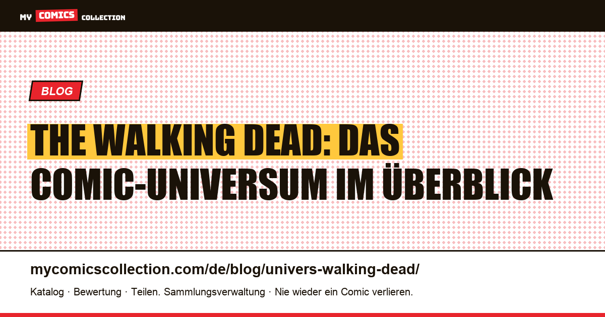 Das Universum von The Walking Dead — Artikelillustration