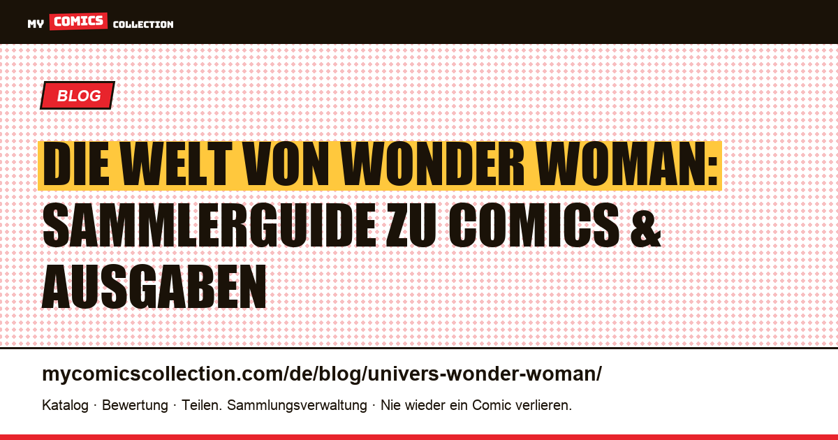 Die Welt von Wonder Woman — Artikelillustration