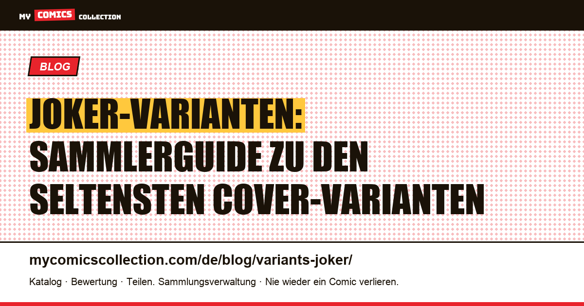 Joker-Varianten — Artikelillustration