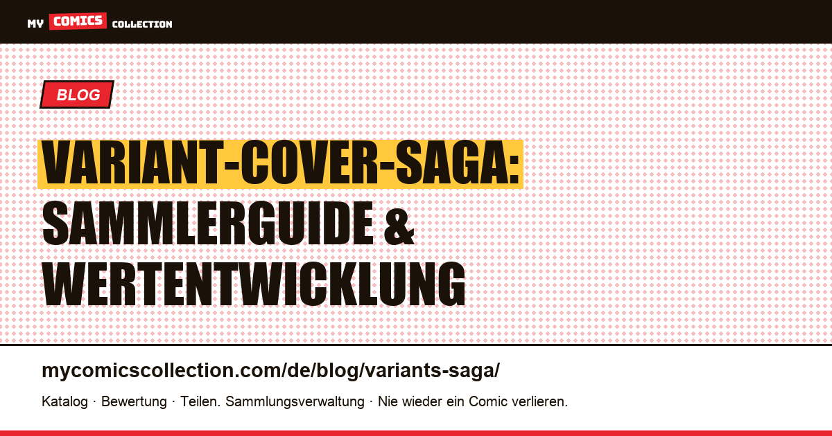 Variant-Cover-Saga — Artikelillustration