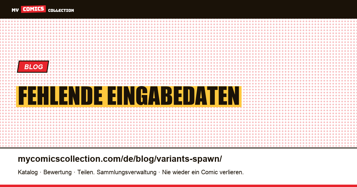 Fehlende Eingabedaten — Artikelillustration