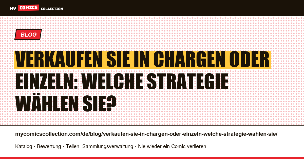 Verkaufen Sie in Chargen oder einzeln: Welche Strategie wählen Sie? — Artikelillustration