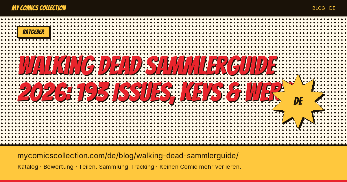 Walking Dead Sammlerguide: Deine Sammlung richtig aufbauen — Artikel-Illustration