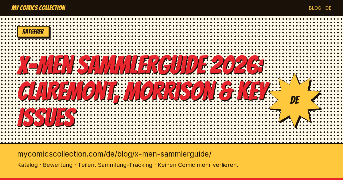 X-Men Sammlerguide: Deine Sammlung richtig aufbauen — Artikel-Illustration